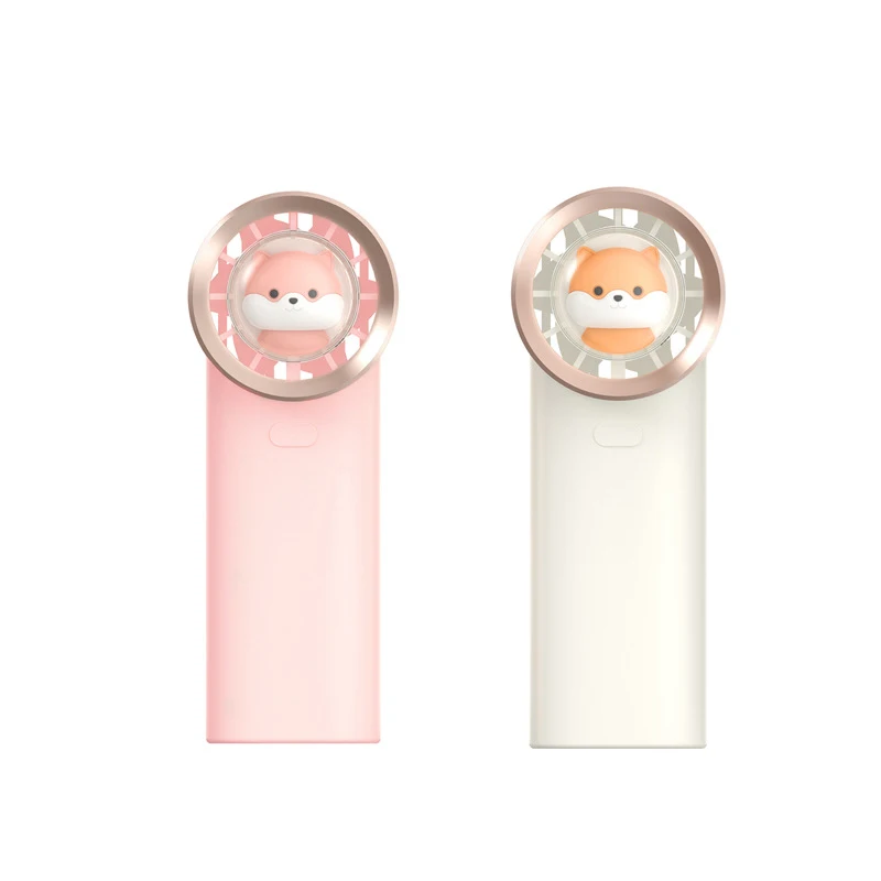 

Portable Fan Mini Handheld Fan USB 3600mAh Rechargeable Space Capsule Cartoon Leafless Small Pocket Strong Wind Air Conditioners