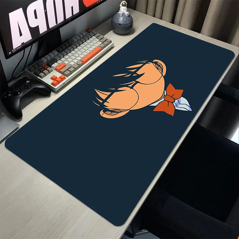

Detective Conan Mause Pad Mouse Anime Mousepad Gamer Keyboard Computer Desk Accessories Cabinet Games Support Laptop Office Pc