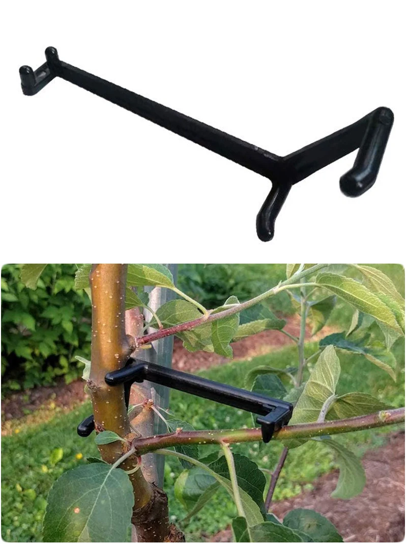Outil Jardinage Fruitiers Lot De 30 Écarteurs De Branches Pour Arbres Fruitiers - 15 Pinces Plastique + 15 Écarteurs Métal Tuteur Branche Arbre