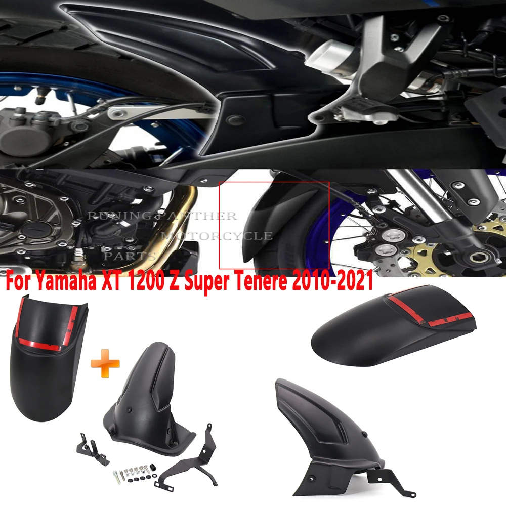 Motorcycle Front Fender Wheel Extend Rear Fender Guard Tire Hugger Mudguard For Yamaha Xt1200 Z Xt1200Z Super Tenere 2010-2021