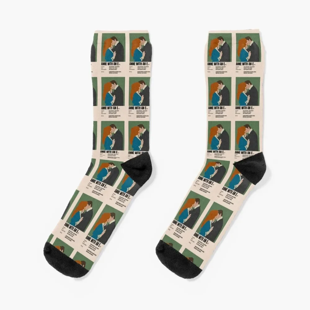 

Anne with an e minimalist poster Socks man Rugby Novelties Socks For Men Women's