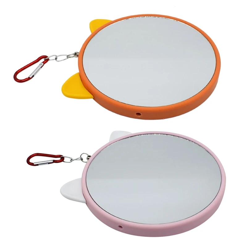 

Bird Plastic Mirrors 5.9in Dia Parrot Mirror Toy Hanging for Cage Suitable for Small Birds Finch Canary