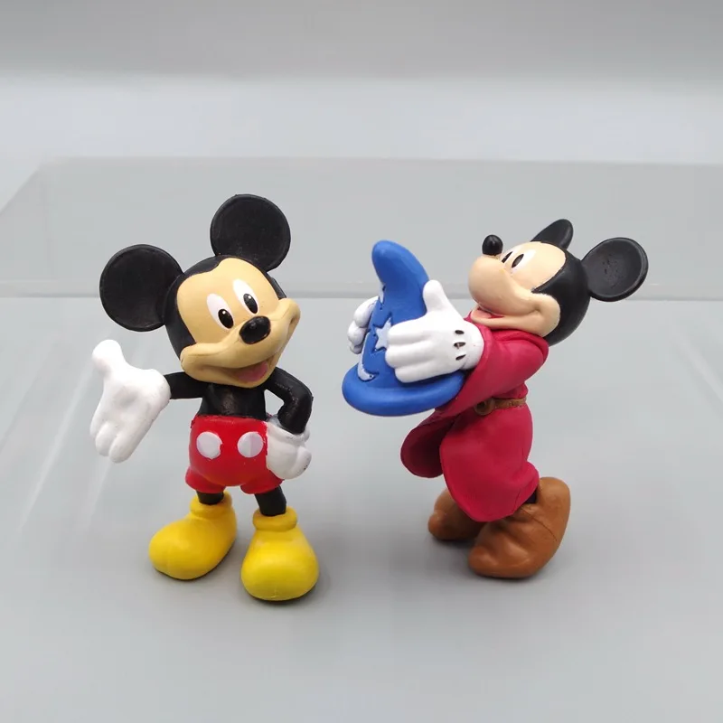 Disney Theme Party Cake Decor Mini Charm Gk Model Mickey Mouse Party Ornament Giocattoli Per Bambini Temi Compleanno Desktop Doll Gift