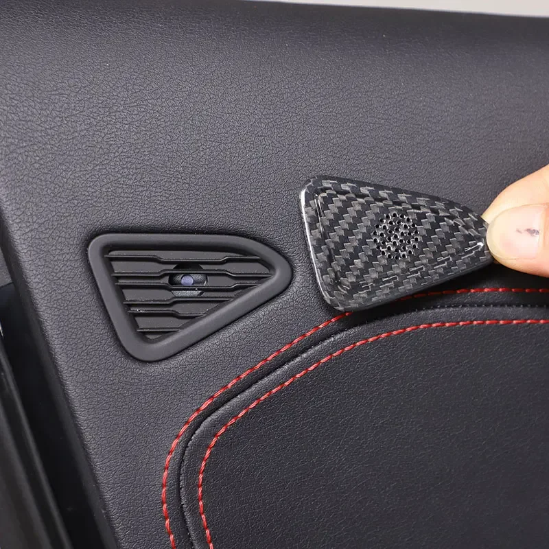 

Для Chevrolet Corvette C8 Stingray Z51 Z06 2020-2024, маленькая крышка автомобильной двери из углеродного волокна, отделка автомобильных аксессуаров