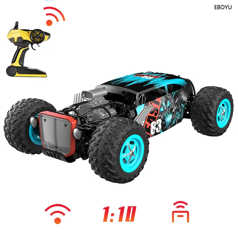 

EBOYU 19121 RC Car 2.4G 4WD 20km/h 1:10 High Speed Retro RC Drift Car Vehicles Muscle Car Off Road Car RTR Gift Toys for Kids