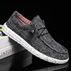 Trend Men Canvas Shoes Fashion Linen Lightweight Men Shoes Business Loafer Outdoor Man Sneakers Flat Driving Shoes Work Footwear 1