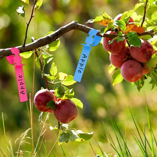 100pcs Waterproof Plant Markers Reusable Plastic Wrap Around Tree Tag Nursery Plant Markers Gardening Tools 2