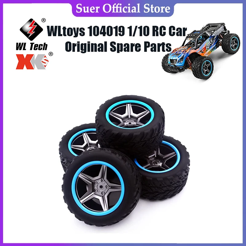 

WLtoys 104019 1/10 RC автомобиль оригинальные запасные части 104019-2237 12402-A 12409 104009 шина передние и задние колеса