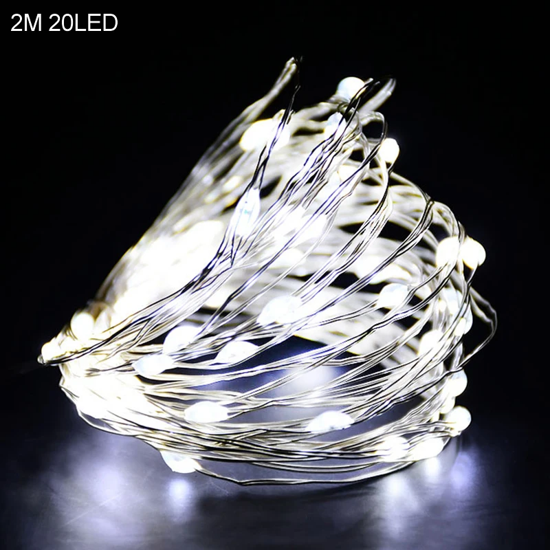 Festive Santa Claus Snowflake LED String Lights - Christmas Decoration & Holiday Ornament