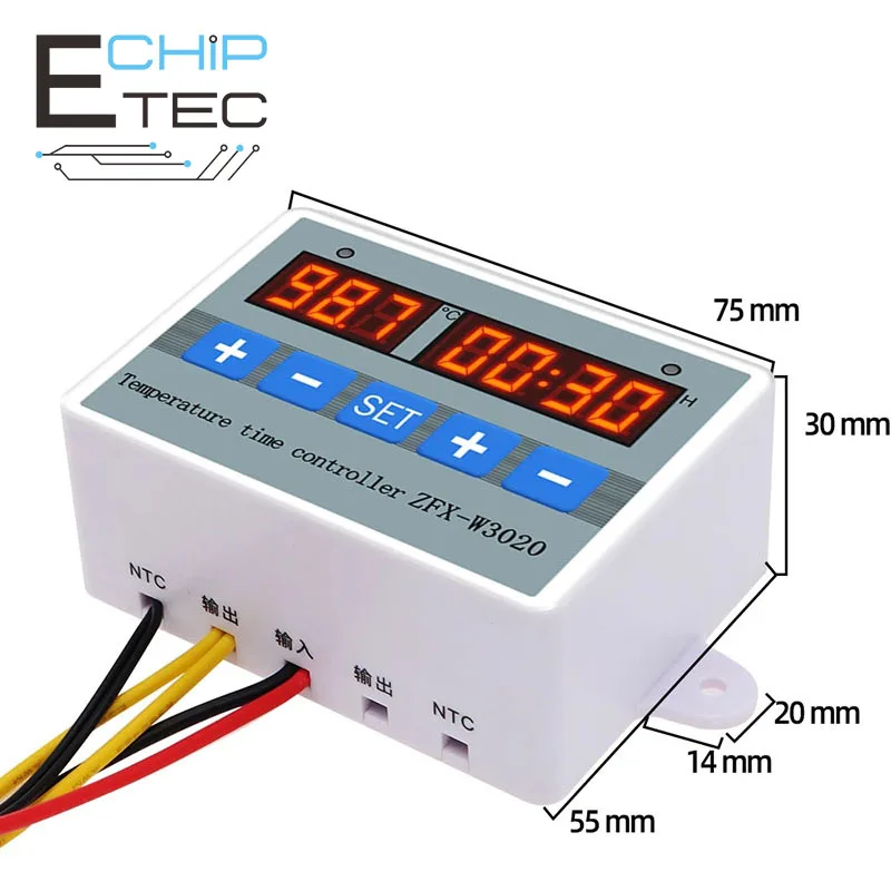 Temperature Time Controller Thermostat Control Controller Thermostat