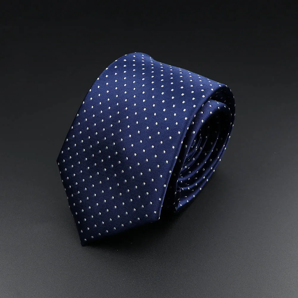 Cravatta Sartoriale in Seta Jacquard Azzurra - Microfantasia Fiore - E