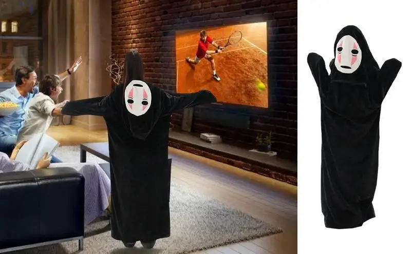

No Face Man Costumes Cosplay Costume Halloween Carnival Ghost Costumes Cloak For Adults Party Festival Parade Sleepwear Theme