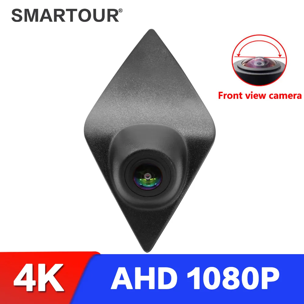 

SMARTOUR 180 degrees AHD 1080P CCD Front Logo Camera For Renault Koleos Kadjar 2016 2017 2018 2019 Waterproof Night Vision Car