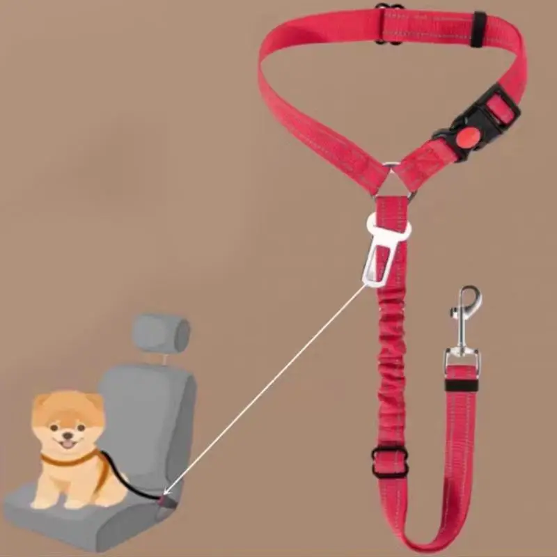 5Pcs Thick Pet Seat Belt Adapters Seat Belt Clip Seatbelt Lock Buckle Plug Car Metal Clips For Pet Leashes Car Accessories Sb946e3f13a184aa8aca933c194e4155aj