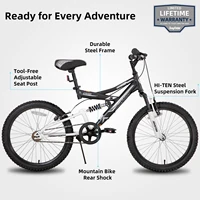 JOYSTAR Vélo pour enfants de 20 pouces pour enfants âgés de 5 à 13 ans, vélo de montagne pour enfants à double suspension 4