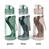 500ml Portable Sports Water Bottle Plastic Outdoor Gym Travel Drinks Mugs Clear Leakproof Drinking Bottle Water Bottles 2
