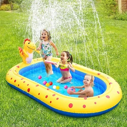 Inflatable Pool Child Large Swimming Pool Pvc Dinosaur Fountain Garden Outdoor Kids Children Swimming Pool Water Spray Spout