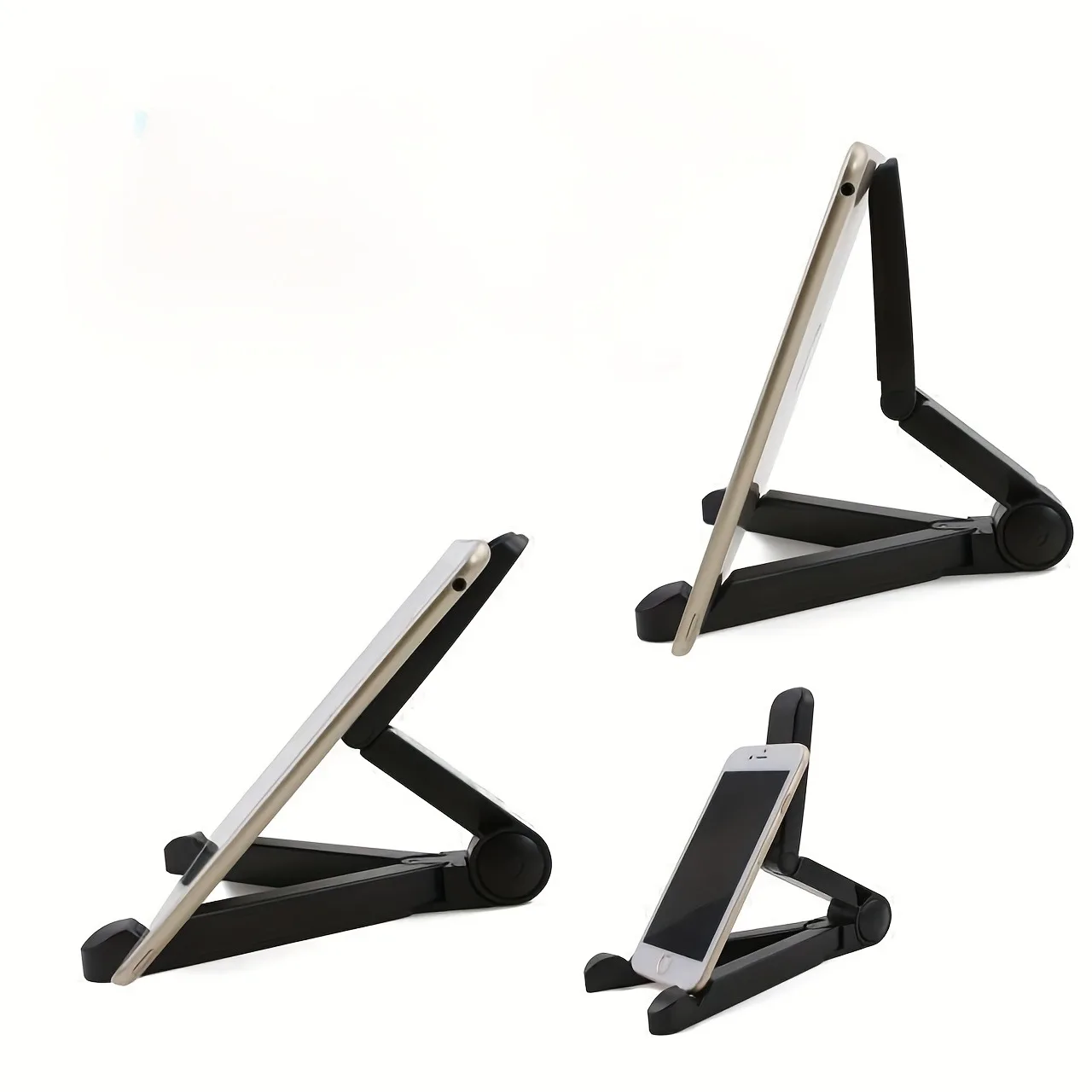 Flat Tablet Triangle Stand Universal Folding Stand for Mobile Phones and Tablets