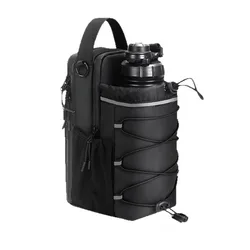 Magnetic Gym Bag with Bottle Attachment - Versatile Sling with Integrated Water Bottle Holder (3 strong magnet)