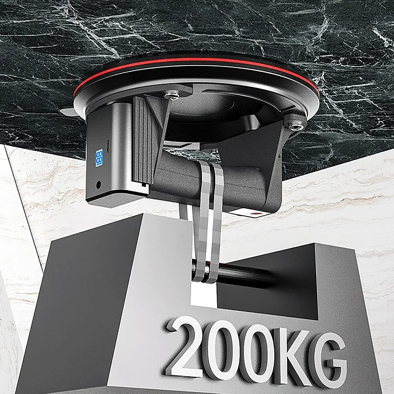 New Electric Vacuum Suction Cup 200kg Bearing Capacity Heavy Duty Vacuum Lifter for Granite Tile Glass Industrial Sucke