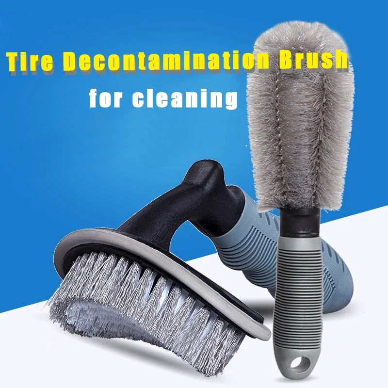 Steel Car Wheel Brush for Tire Cleaning and Decontamination
