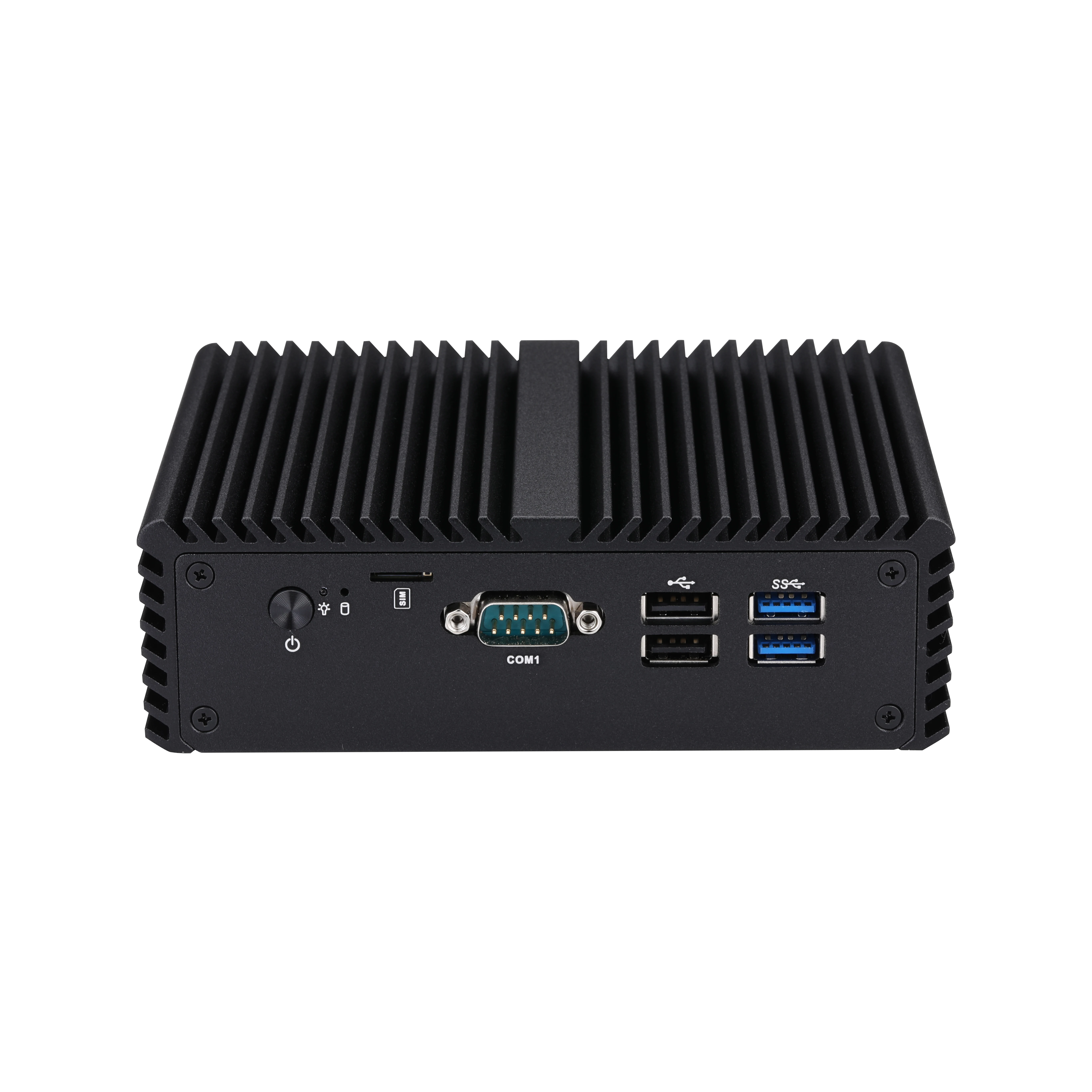 Qotom OEM Core i3 10110U,I5 10210U,I7 10710U Fanless Mini Computer 6 USB Dual LAN Mini PC for Win 10 OS