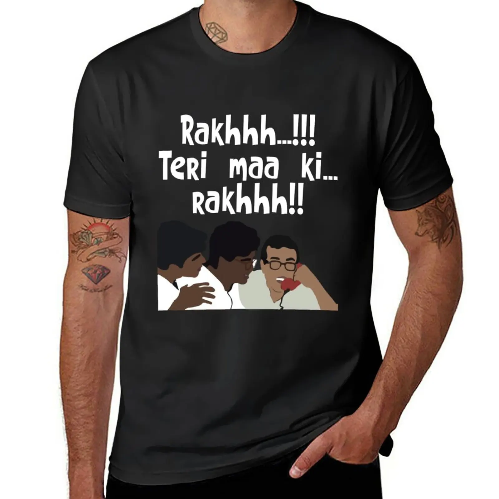 

New Bollywood Movie Famous Meme T-Shirt sweat shirts black t shirt boys animal print shirt anime clothes mens workout shirts