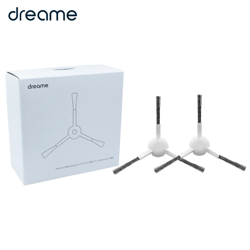 Dreame-escovas Laterais Ultra de Cantos Originais L10s S10 S10 Pro Pacote 2