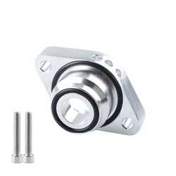High - Performance Turbo Blow Off Valve Adapter for Enhanced Engine Efficiency (Silver)