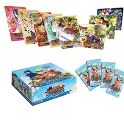 Cartas de Narutoes para niños, cartas de papel de One Games, colección de personajes periféricos de Anime, juguete de cartas de juego de regalo para niños