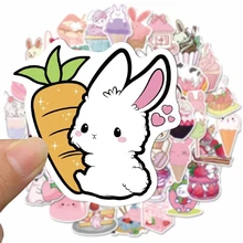 

10/30/50PCS VSCO Girls Dessert Stickers Aesthetic DIY Laptop Guitar Phone Scrapbooking Waterproof Cute Decals Kids Sticker Pack