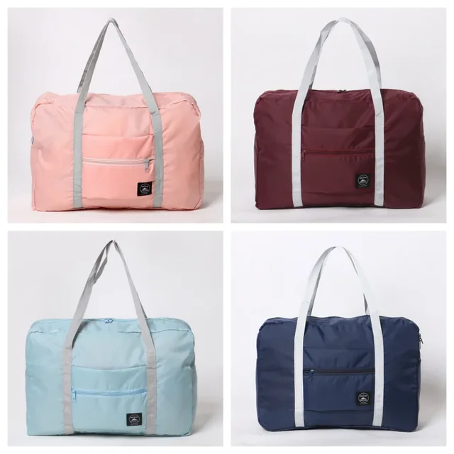 Bolsa de viaje plegable portátil, bolsa de gimnasio deportiva de gran capacidad, bolsa de lona ligera para equipaje de mano, bolsa de viaje para entrenador 4