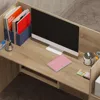 FAMAPY Reception Desk with Drawer & Cabinet, Counter with Keyboard Tray, Reception Desks 5
