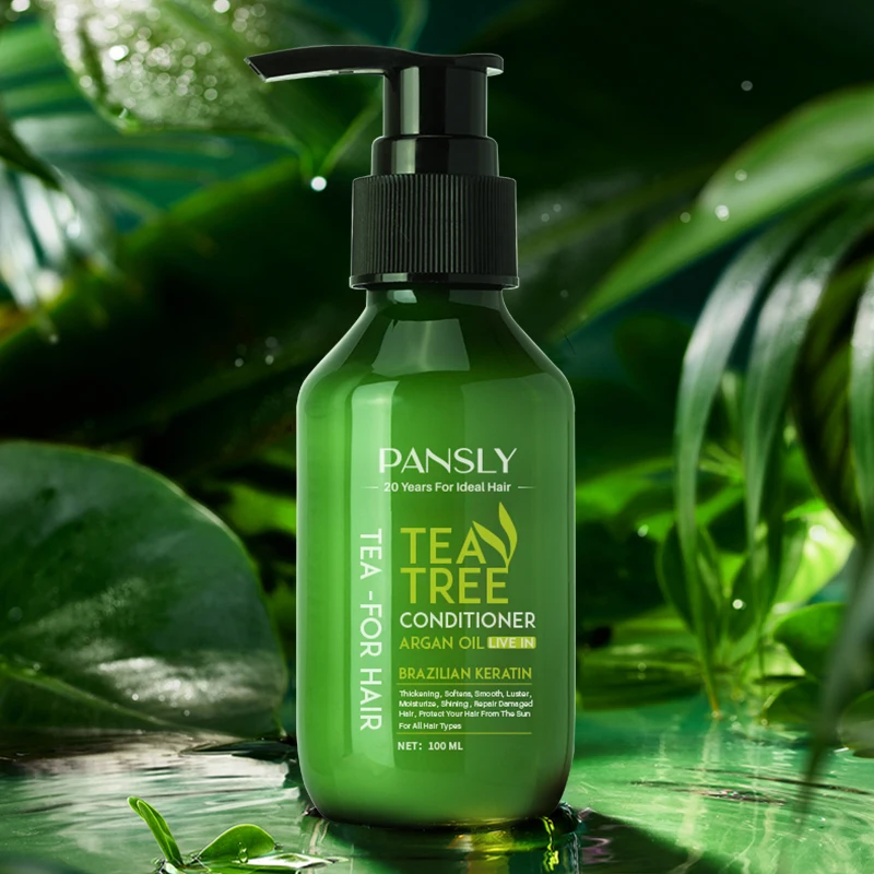 

Tea Tree Leave-in Conditioner Replenish Scalp Moisture Reduce Dandruff Relieve Scalp Itchiness Perfume Conditioner Hair Care