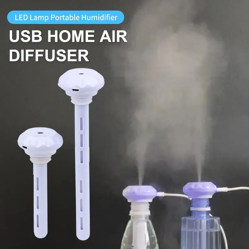 LED Light USB Humidifier with Compact Stick Design for Easy Air Moisture Adjustment 1