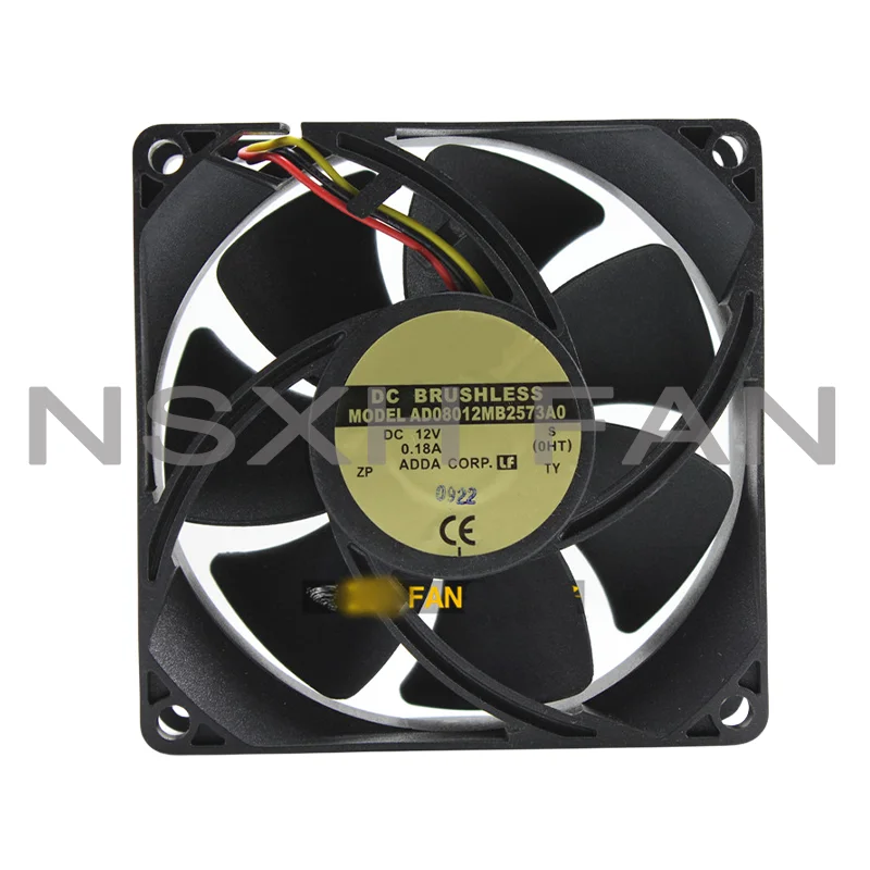 

NEW 8CM 8025 DC12V 0.18A AD08012MB2573A0 Cooling Fan