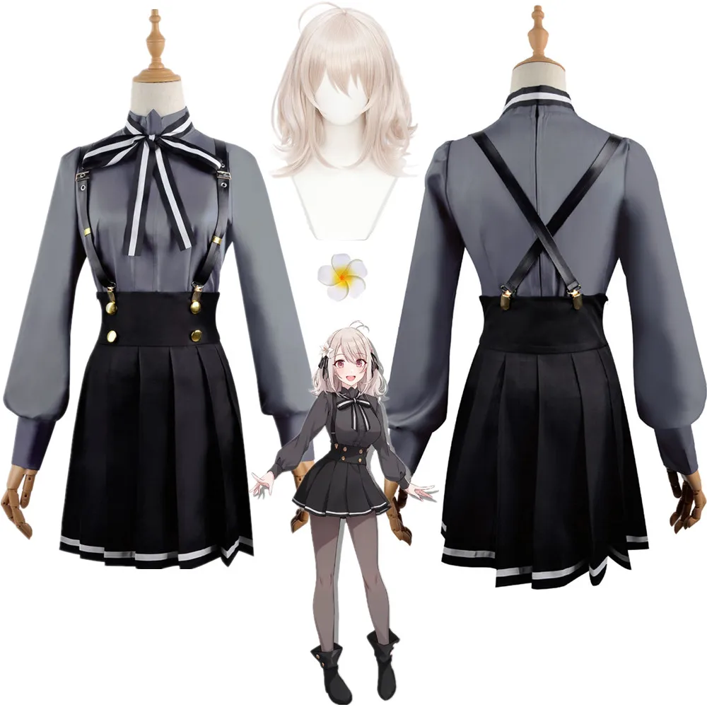 

Anime Spy Classroom Hanazono Lily Cosplay Costume Shirt Skirt School Uniform Halloween Carnival Christmas Party Clothes