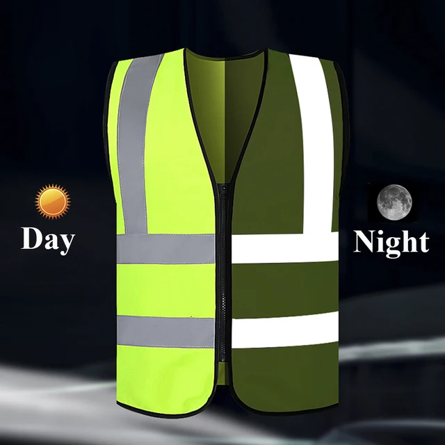 Safety Vest Custom Logo - Construction Worker