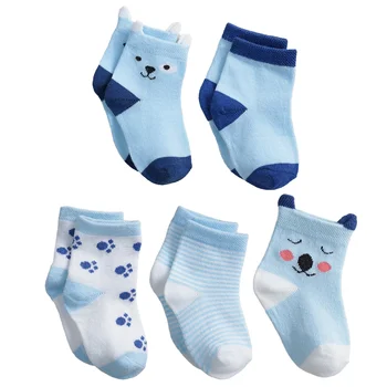 10 Pairs Cute Cartoon Cotton Baby Socks 1