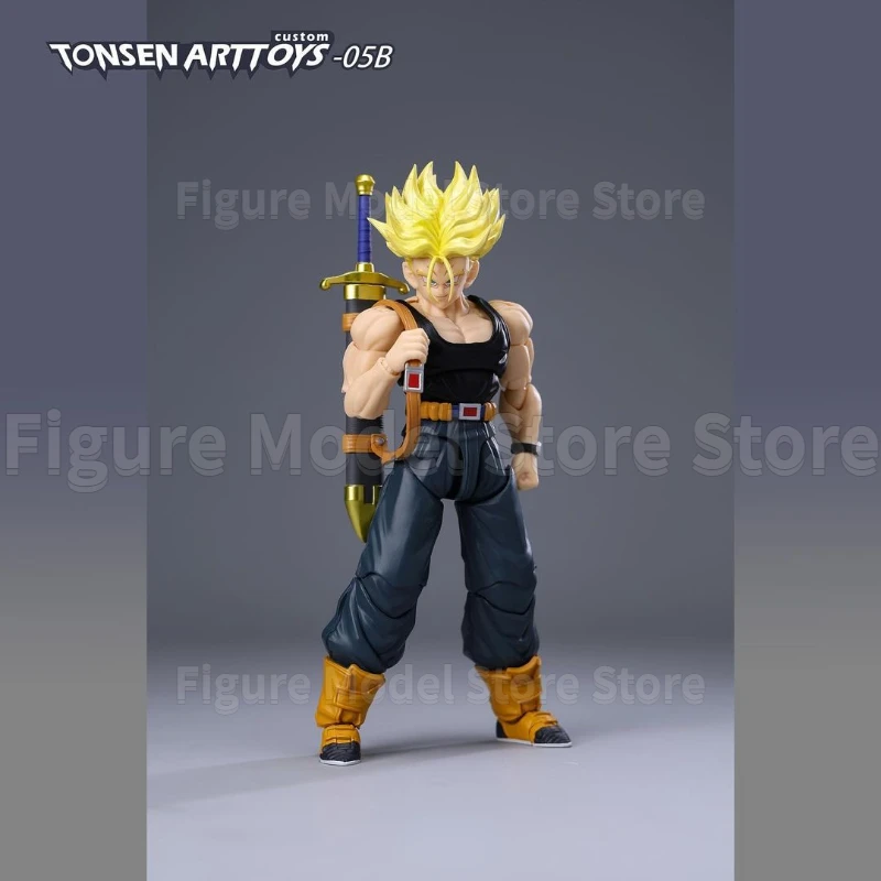 Tonsenarttoys-ドラゴンボールのアクションフィギュア,超サイヤ