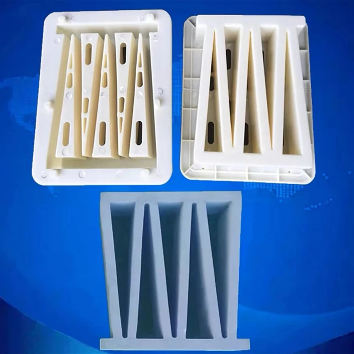 Cement Antique Hollow Brick Mold 26*20*7.3cm Carving Anti-Slip Concrete Plastic Paving Mold Cement Leveling Shovel Paving Tools concrete molds garden path molds