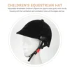 Helmets Kids Horse Riding Desk Lamp Protective Protector Black Rear Brake Shoes Safety Hat Sports Child 1