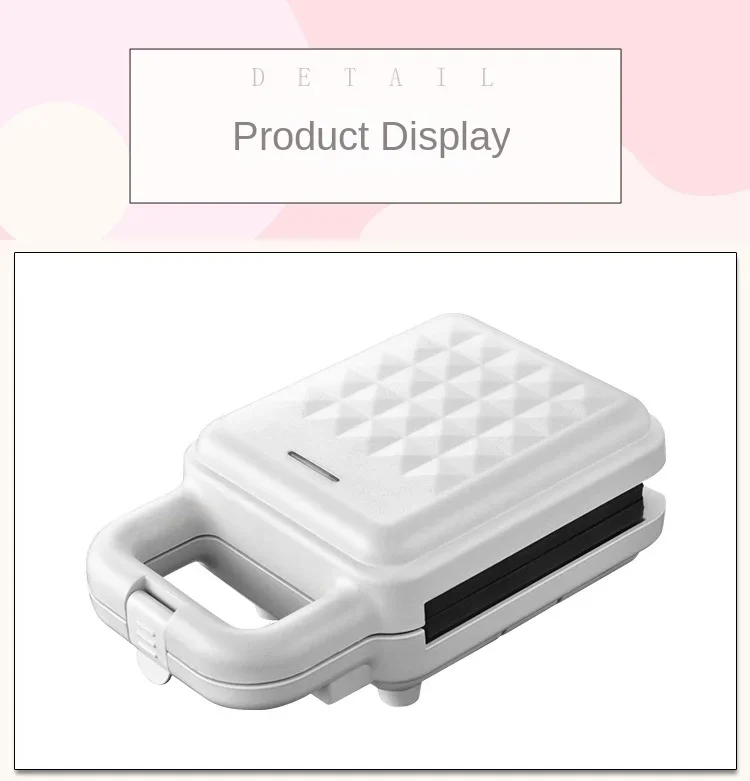 Description Picture 6 of itemJB-3088 Upgraded Sandwich Machine Household Internet Celebrity Light Food Breakfast Machine Sandwich Toaster Cross-Border