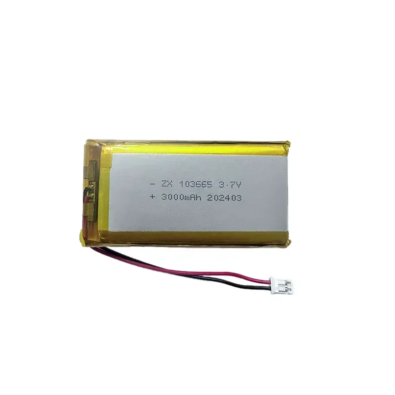 充電式リチウムポリマー電池,3.7v,3000mah,103665,タブレット