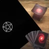 Tarot Tablecloth Tablecloths Pentacle Black Cover Divination Decoration Decorate 5
