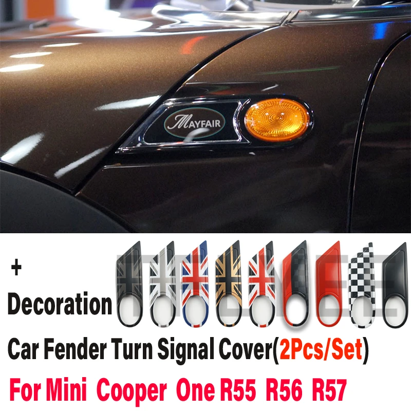 Front Amber LED Side Marker Fender Light For Mini Cooper R55 R56 - Foto 2