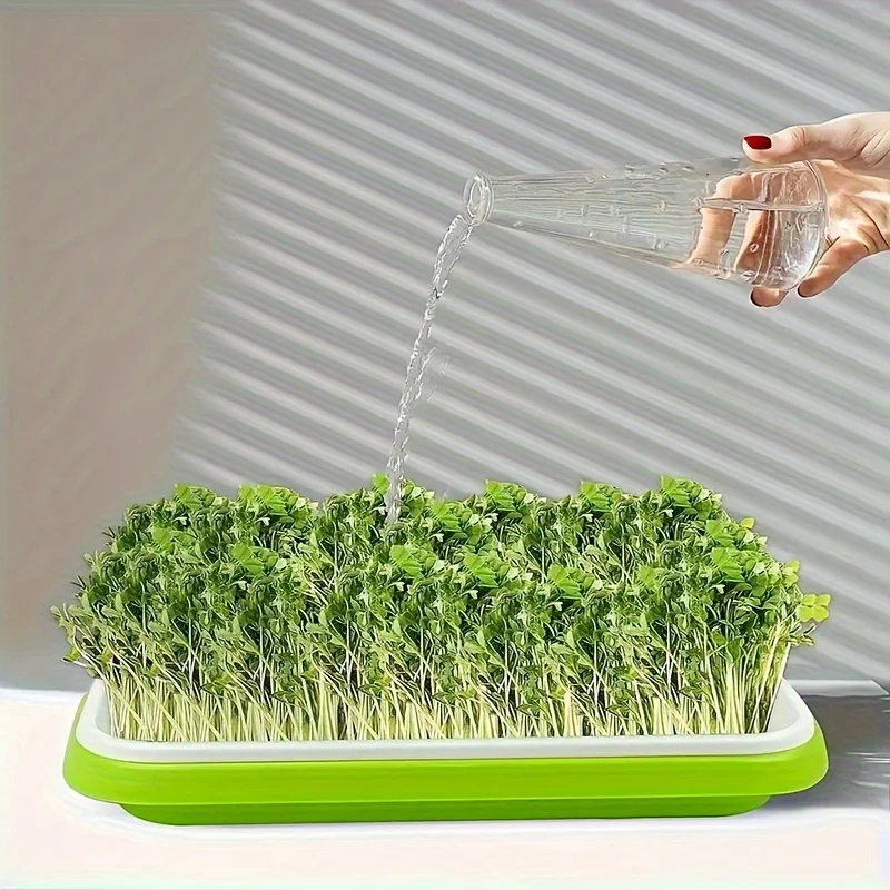 1 Pcs Germination Tray Plant Seeds Pot Garden Double Layer Soilless Hydroponics Growing Seedling Pots Gardening Accessories
