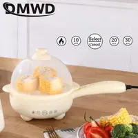 Mini Egg boiler Multifunctional Electric Skillet Omelette Crepe maker Non-stick coating Pancake Machine Food steamer 110V 220V 1