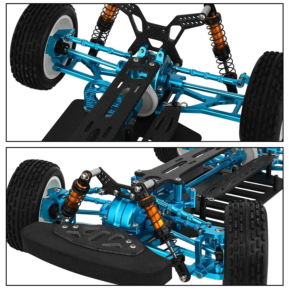 Metal & Carbon Fiber Frame Chassis with Shock Absorbers