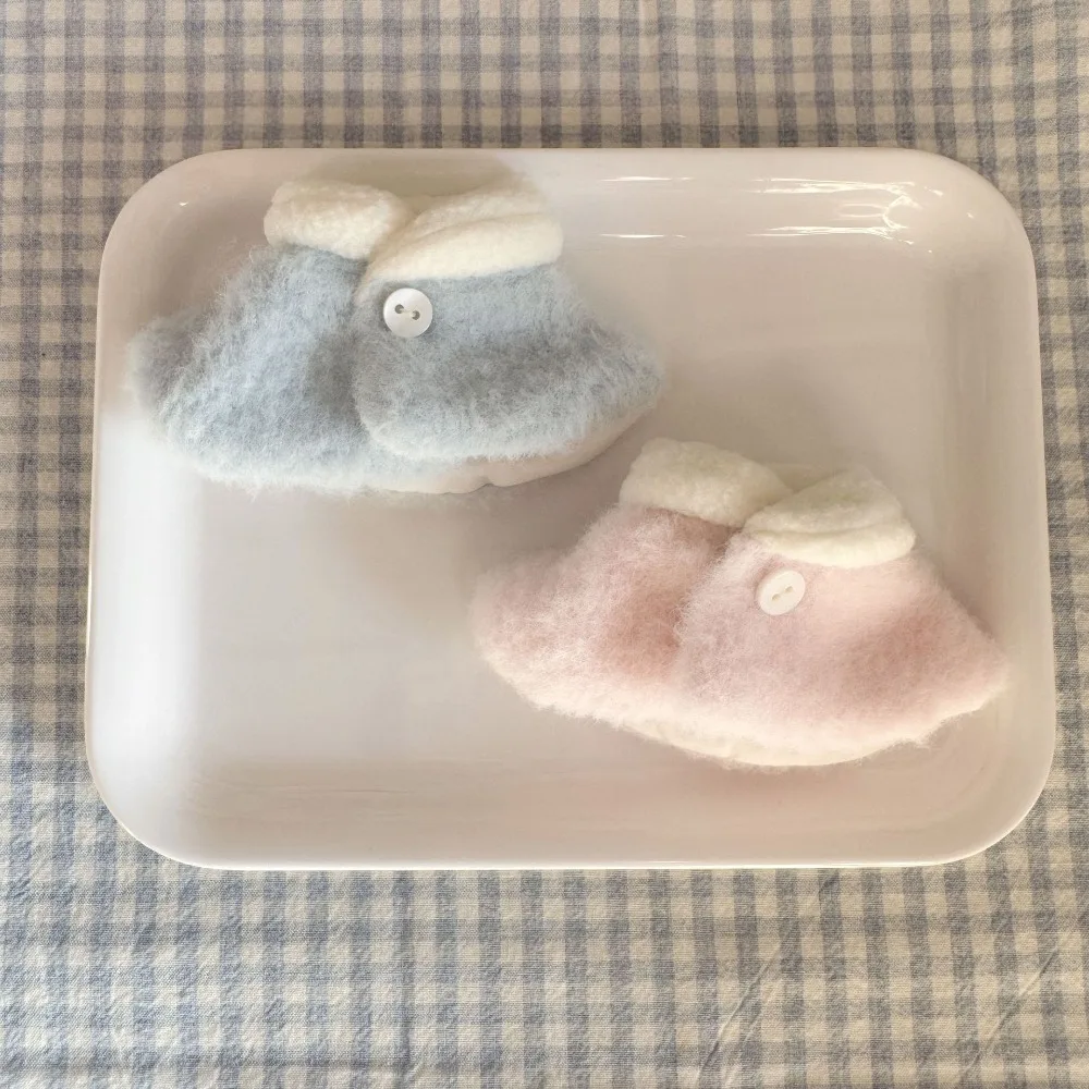 Macaron Outfit Doll Clothes Cotton Stuffed Doll Doll Dress Up Accessory Fur Cloak Coat Checkered Cloak for 10~15cm Doll